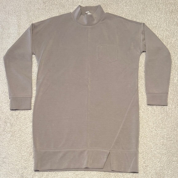 Cable & Gauge Dresses & Skirts - 🤍 Cable & Gauge Taupe Mock Neck Dress – Women’s Size Medium